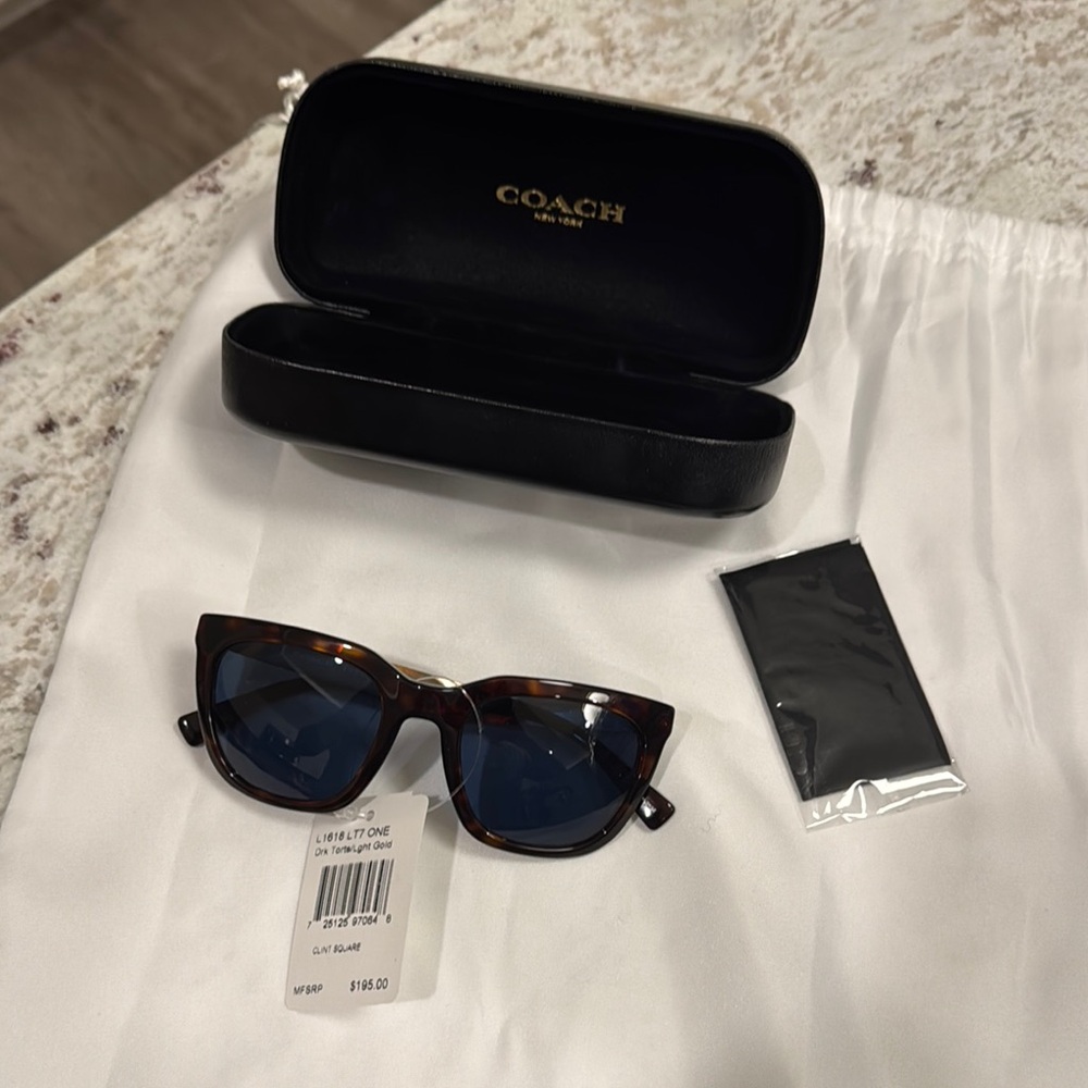 Coach Tortoise Shell Sunglasses